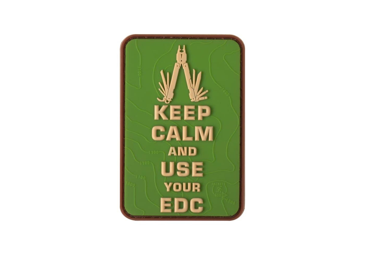 JTG Keep Calm EDC gummipatch