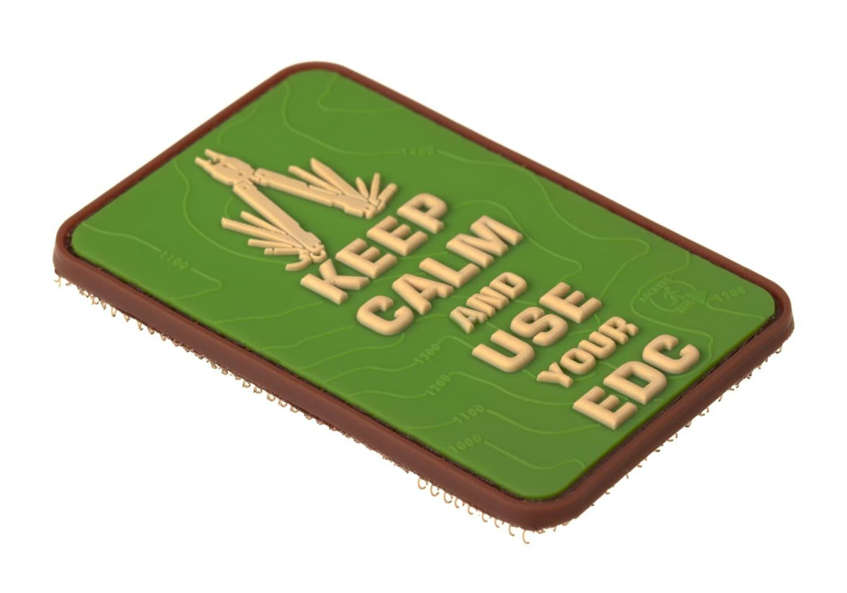 JTG Keep Calm EDC gummipatch