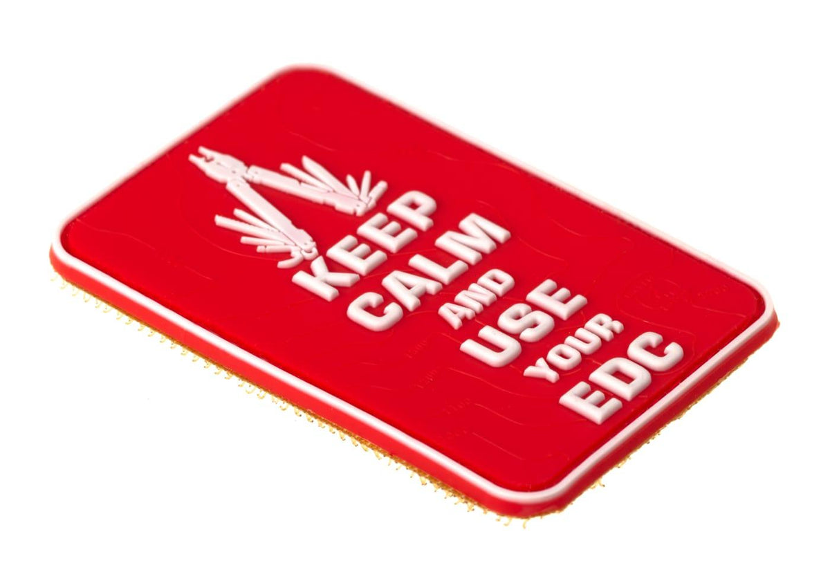 JTG Keep Calm EDC gummipatch