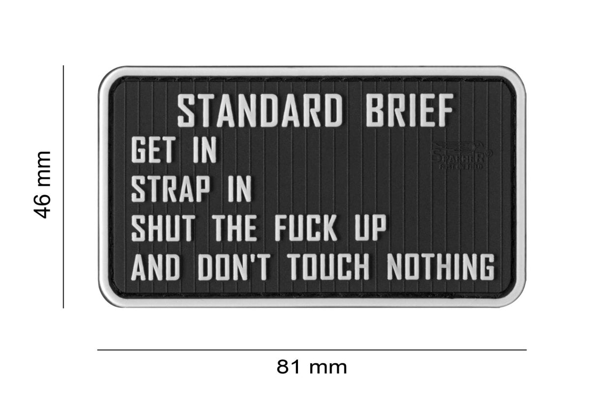 JTG Standardbriefing gummipatch - Multicolor