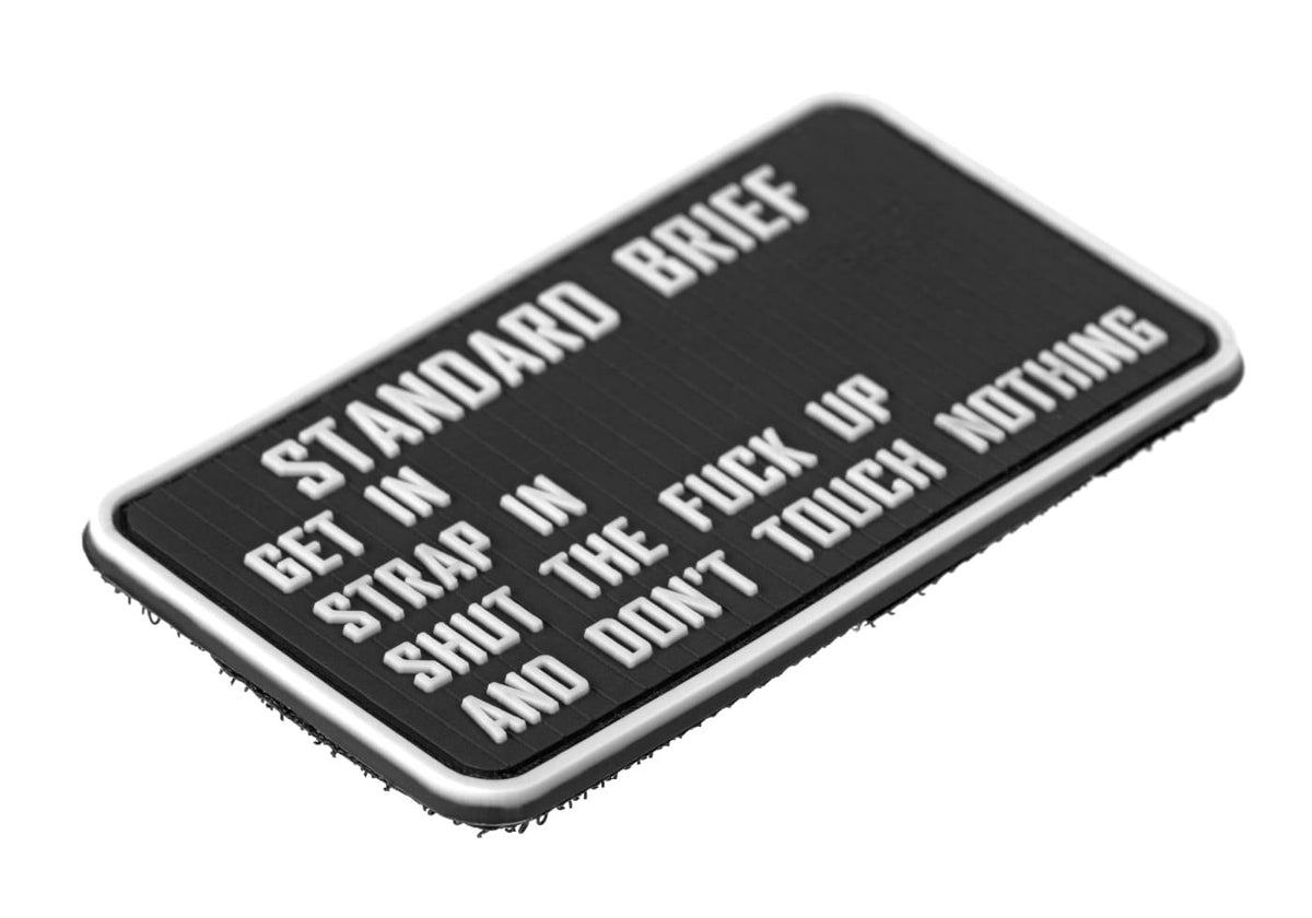JTG Standardbriefing gummipatch - Multicolor