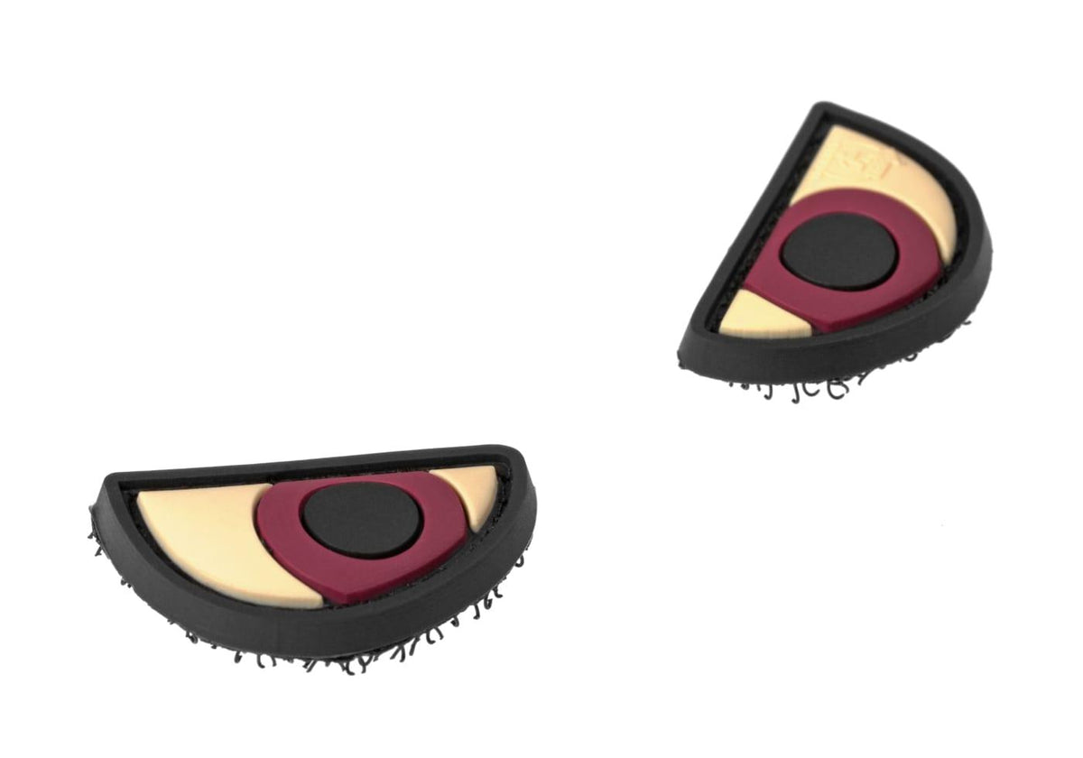 JTG Angry Eyes gummipatch - Multicolor