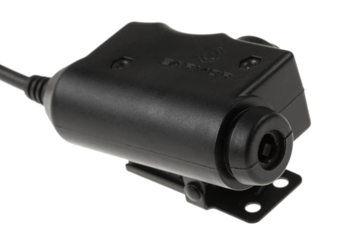Earmor M51 Taktisk PTT Midland - Sort