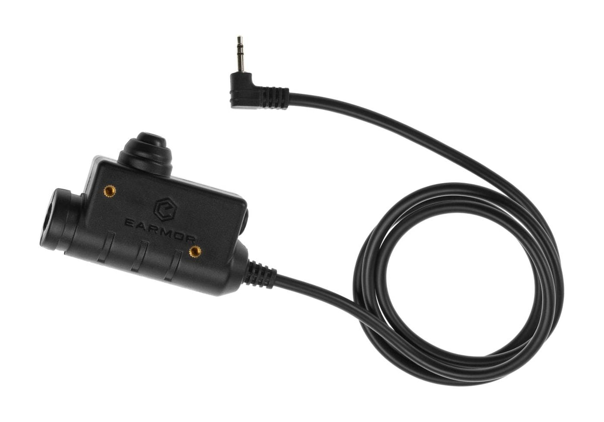 Earmor M51 Taktisk PTT Motorola Talkabout - Sort