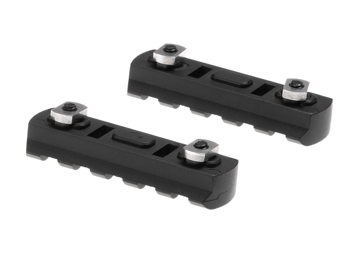 Ares 2.5 Tommer M-LOK Skinne 2-Pack - Sort