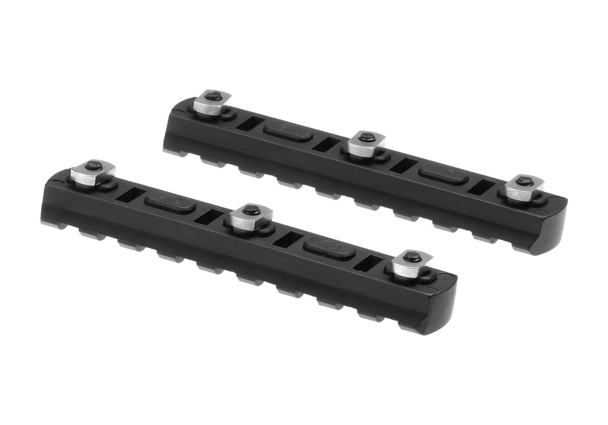 Ares 4 Tommer M-LOK Skinne 2-Pack - Sort