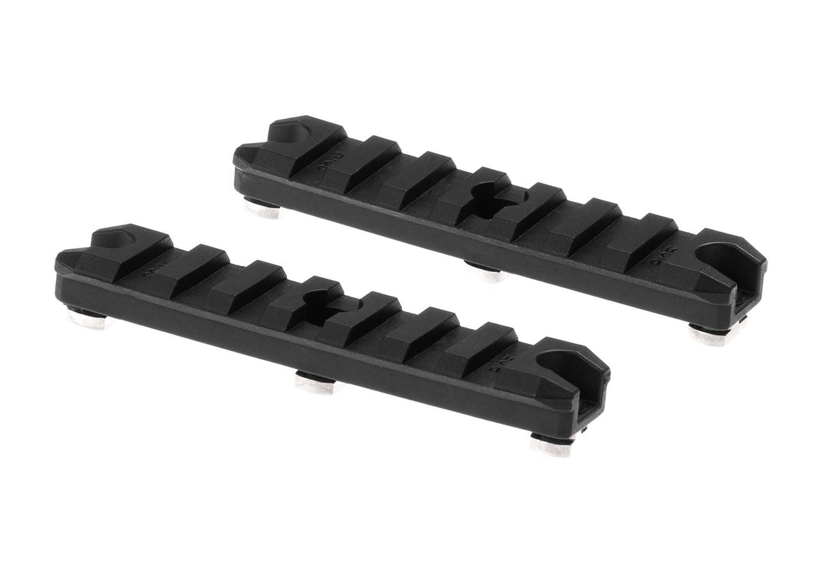 Amoeba 3.5 Tommer M-LOK Plastic Skinne 2-Pack - Sort