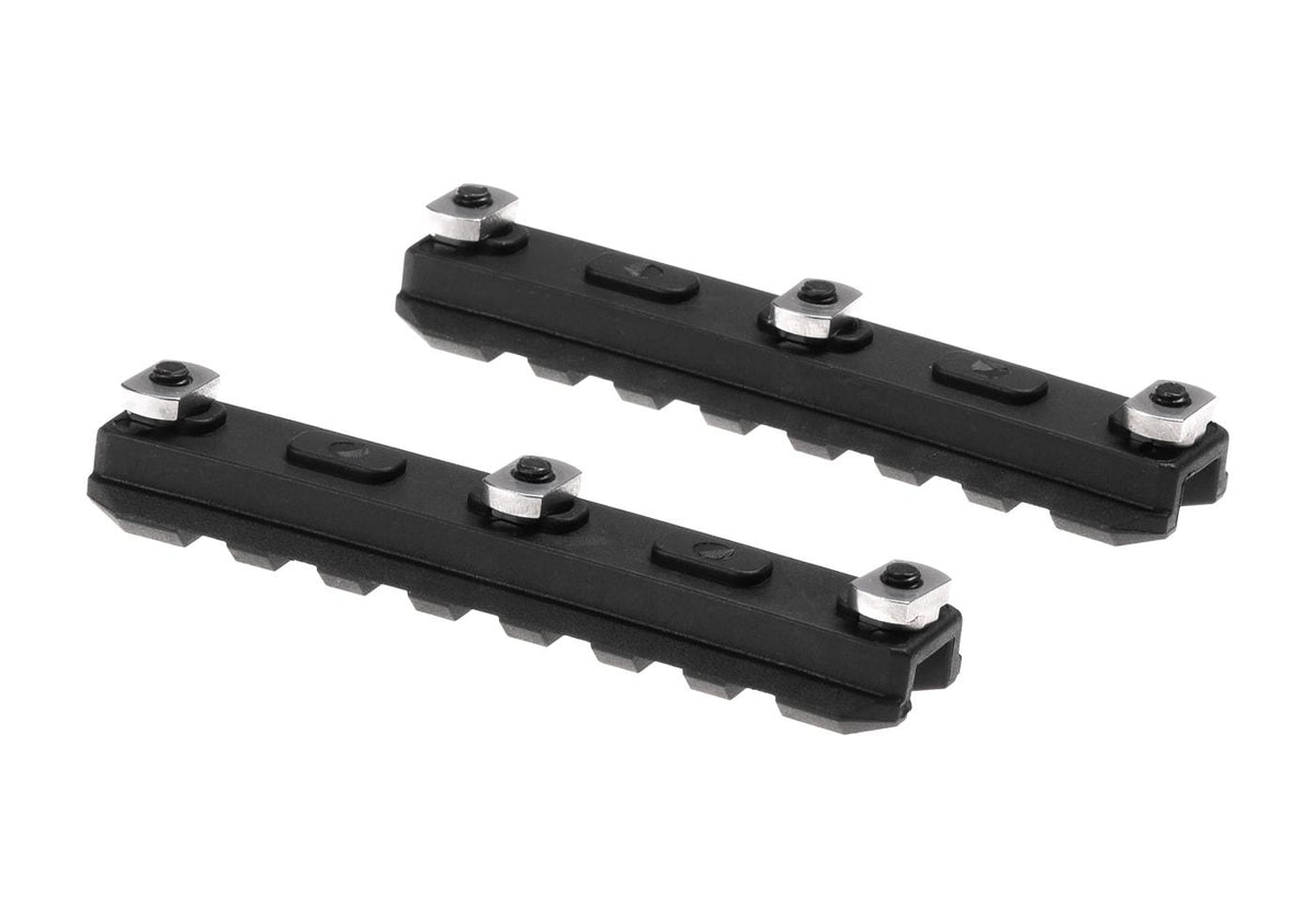 Amoeba 3.5 Tommer M-LOK Plastic Skinne 2-Pack - Sort