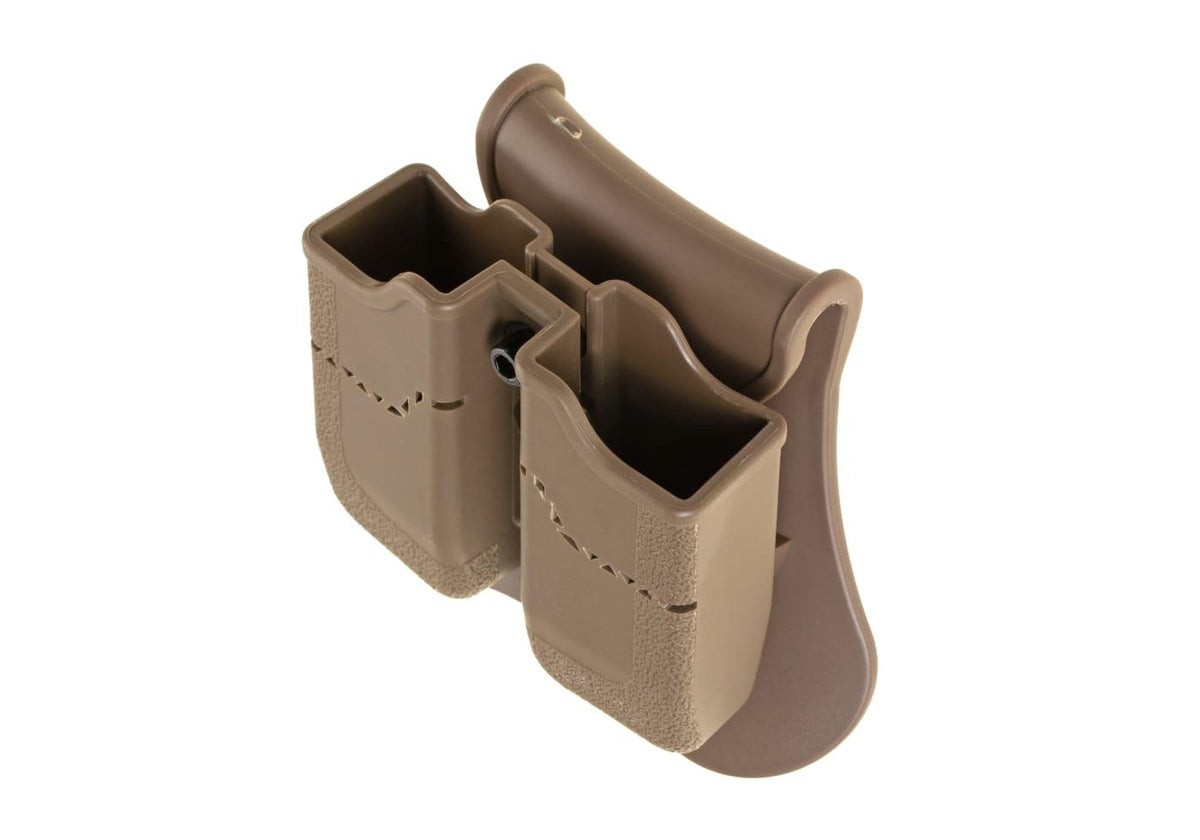Amomax Dobbelt magasinlomme für Px4 / P30 / USP / USP Compact - Dark Earth