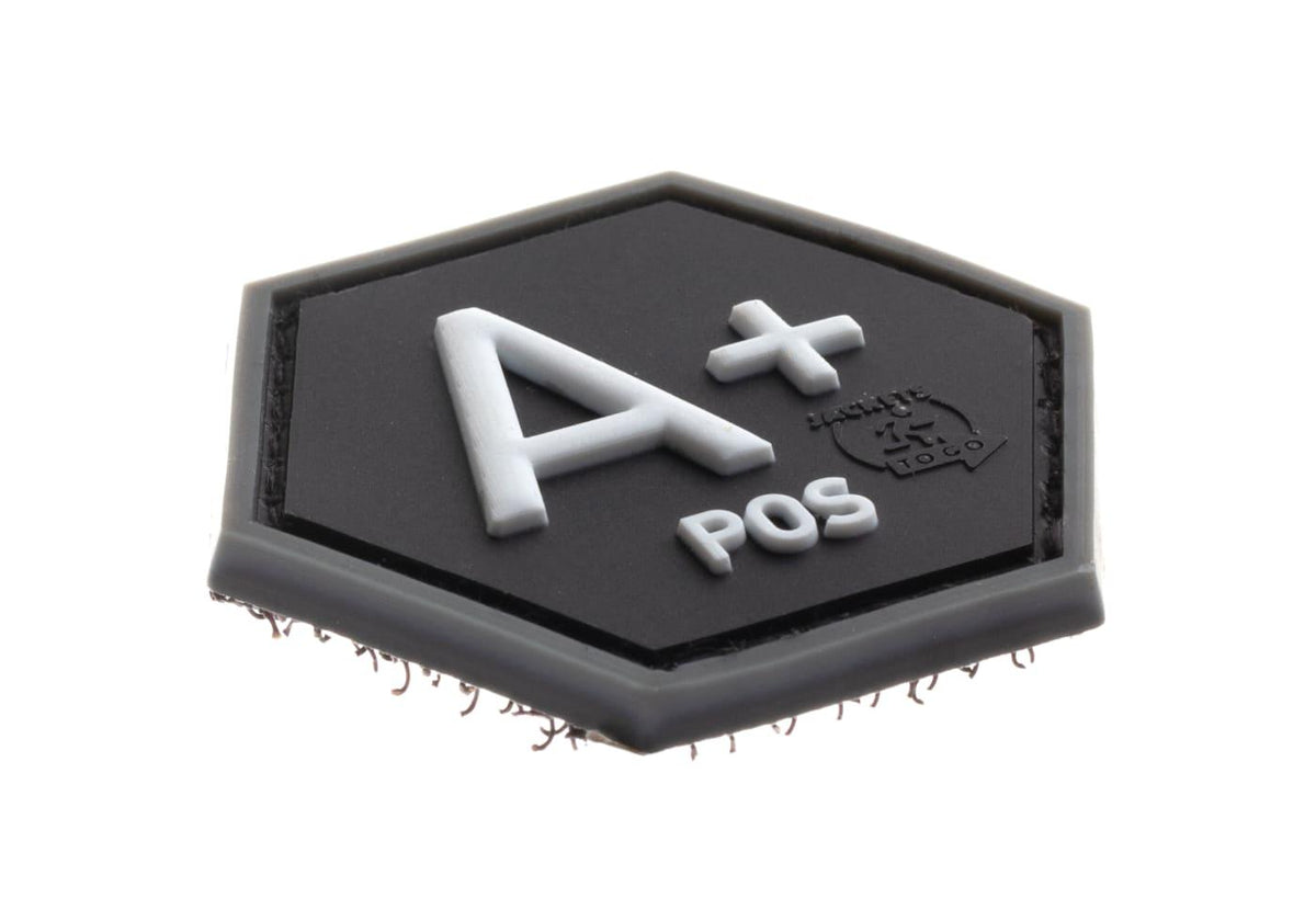 JTG Bloodgroup Hexagon gummipatch A Pos - SWAT