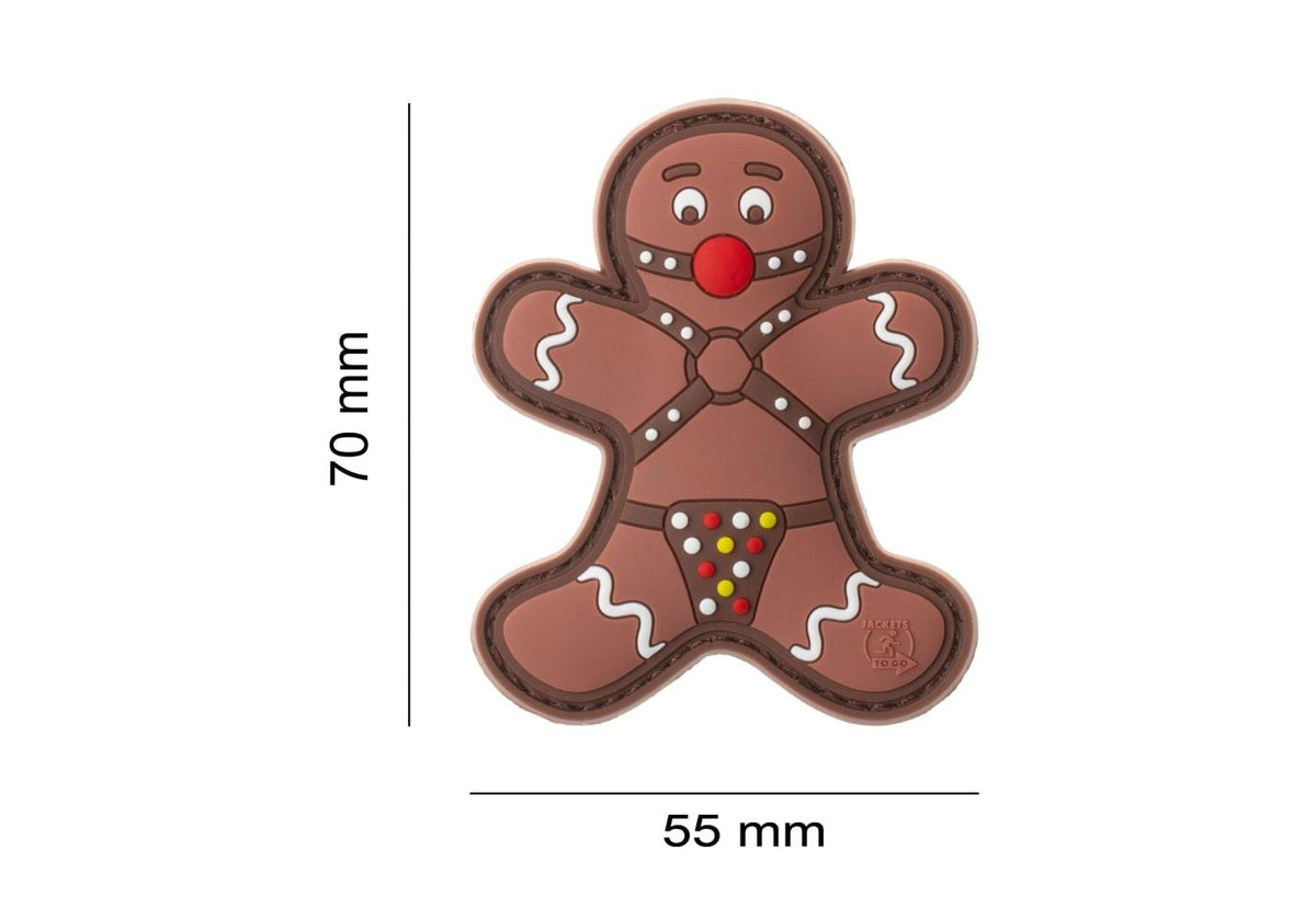 JTG Gingerbread gummipatch - Multicolor