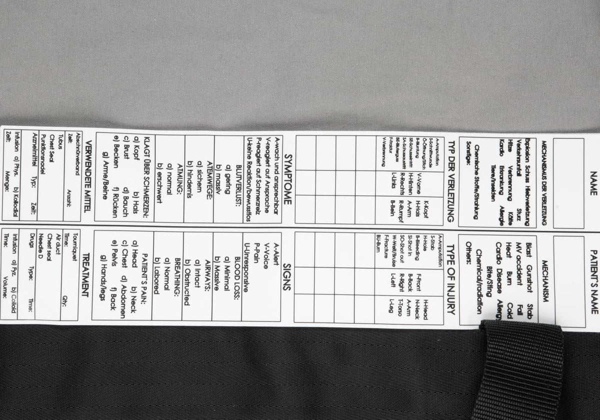 Skala Medica TES-1 Textile Emergency Stretches - Sort