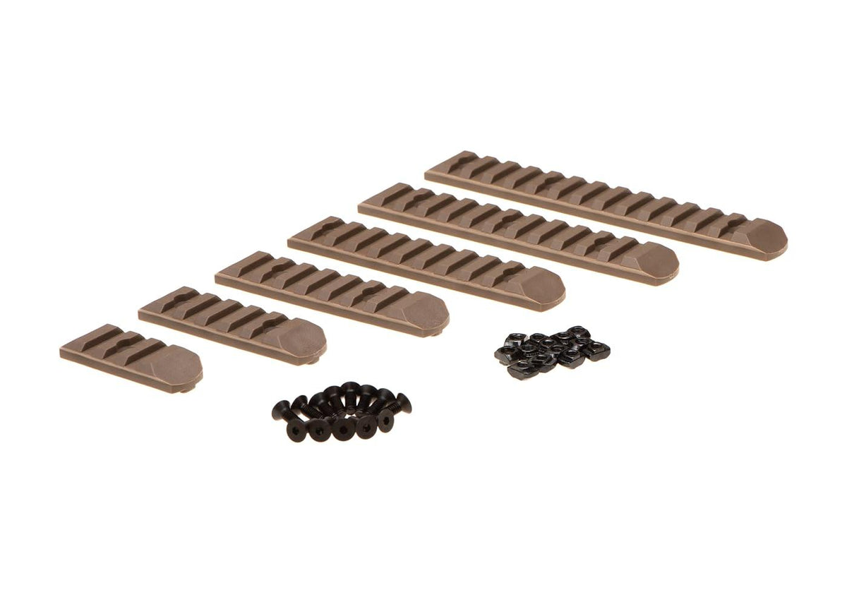 MP Skinne Set 6-pack til Keymod & M-LOK