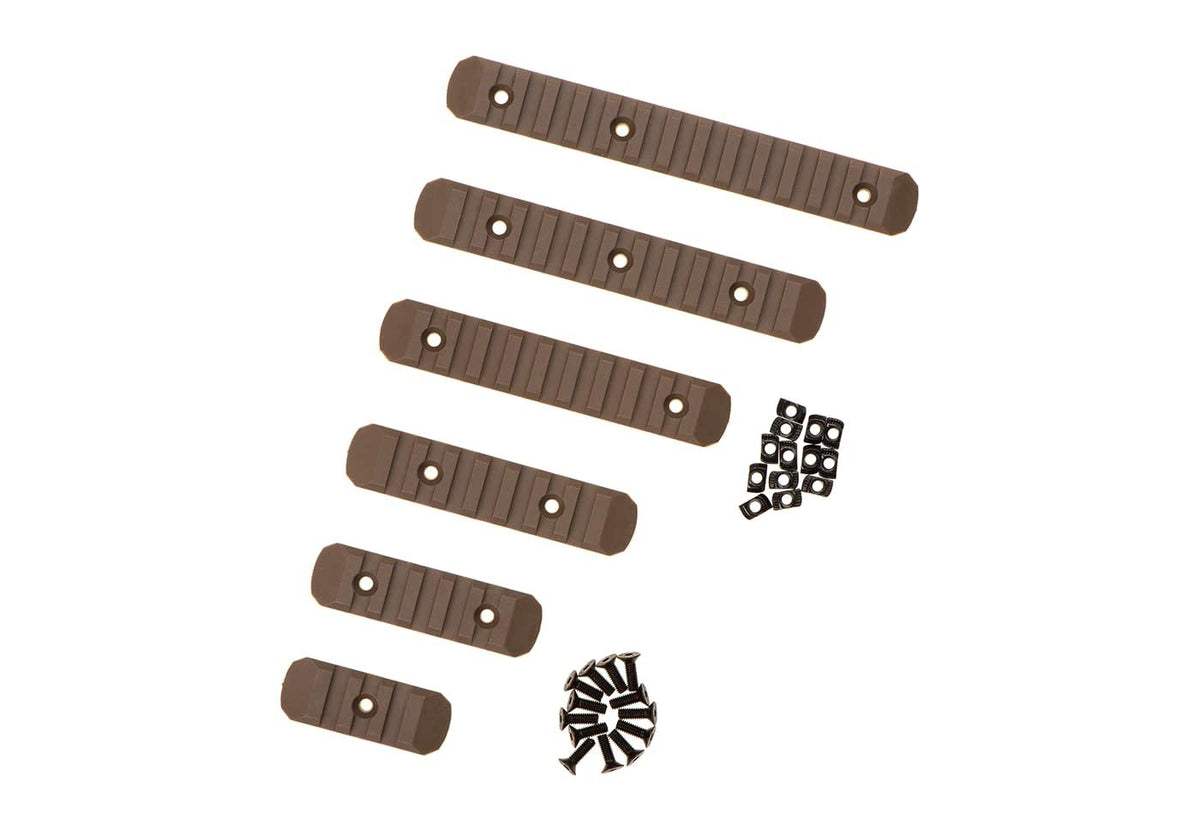 MP Skinne Set 6-pack til Keymod & M-LOK