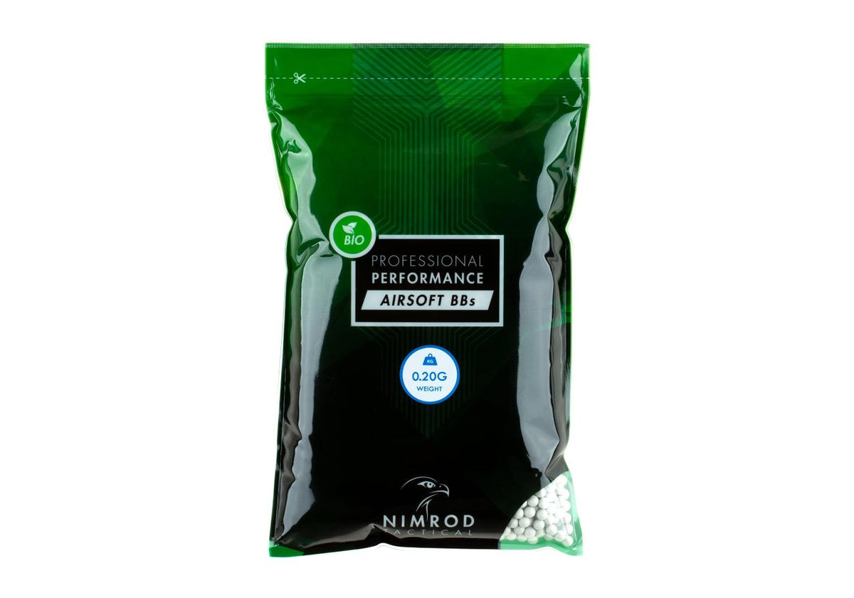 Nimrod 0.20g Bio BB Professional Performance 5000rds - Hvid