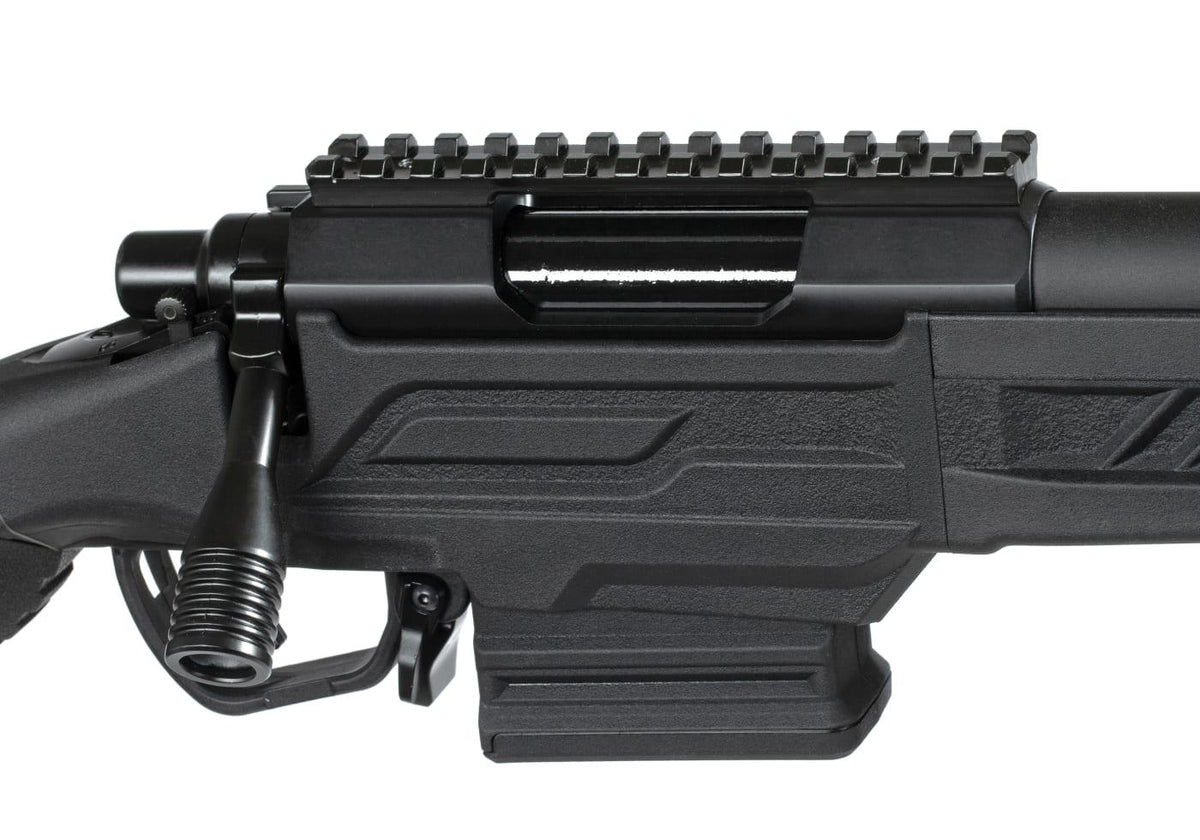 Action Army AAC T11 Short Bolt Action Sniper Riffel - Sort