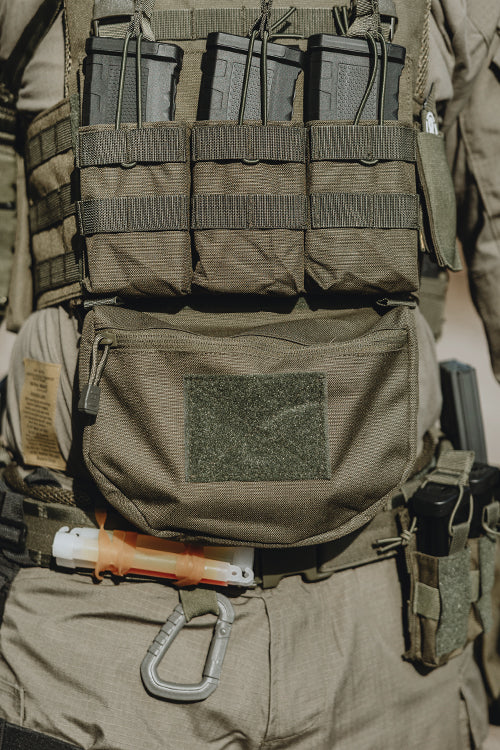 Drop-Down Utility Pouch for Armor Carrier Mod.2 - Olive