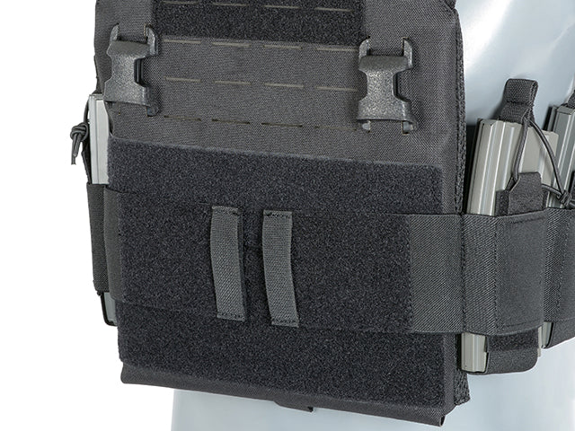 Recon Plate Carrier Laser-Cut Buckle Up Vest with AR15/AK Magazine Pouch - Ranger Green