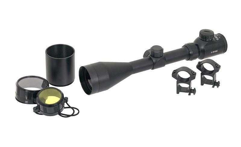 Scope 3-9x50E with lighted cross