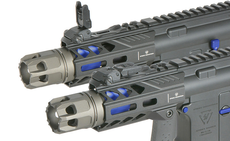 Strike industries 4" Raiders Competition PDW AEG Riffel - Blå