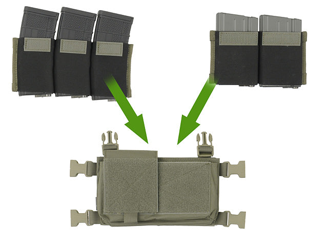 Micro MK3 Chest Rig - Wolf Grå