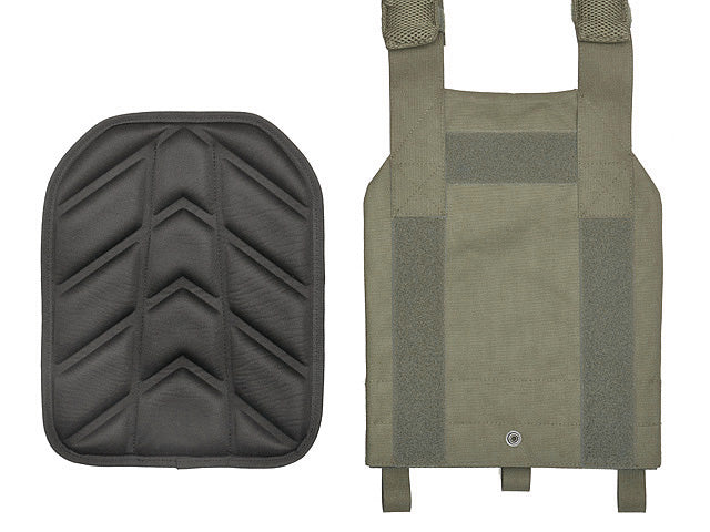 Assault Plate Carrier Vest, Buckle-Up with AR15/AK Magazine Pouch Laser-Cut - Ranger Green