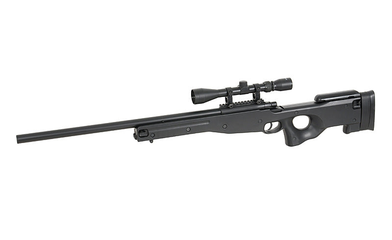 Scope 3-9x40 with high mount rings