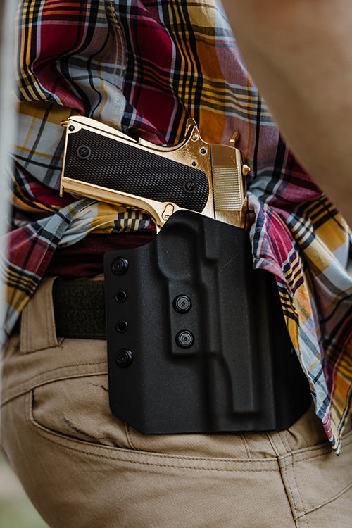 1911 pistol replica with Gas Blowback (GBB) - Gold