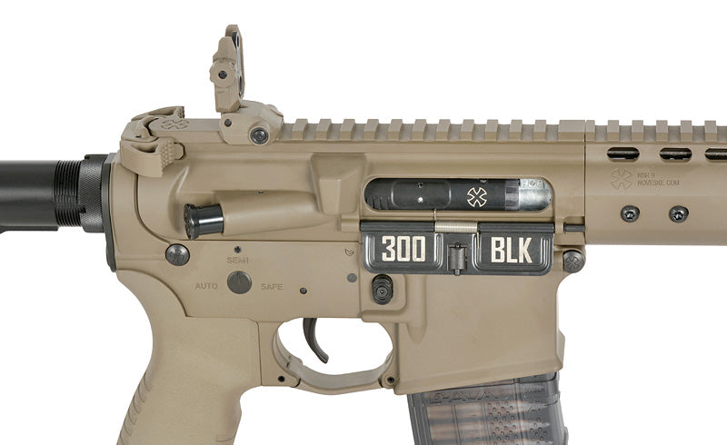 Noveske 10.5" Gen III Shorty 300BLK AEG Riffel Eshooter ETU, GEN-2 - Tan