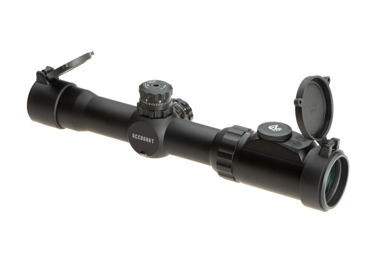 Leapers 2-16X44 30mm Mil-Dot Accushot T8 Taktisk - Sort