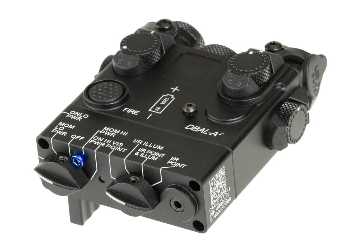 WADSN DBAL-A2 Illuminator / Laser Module Blå + IR Aluminium - Sort