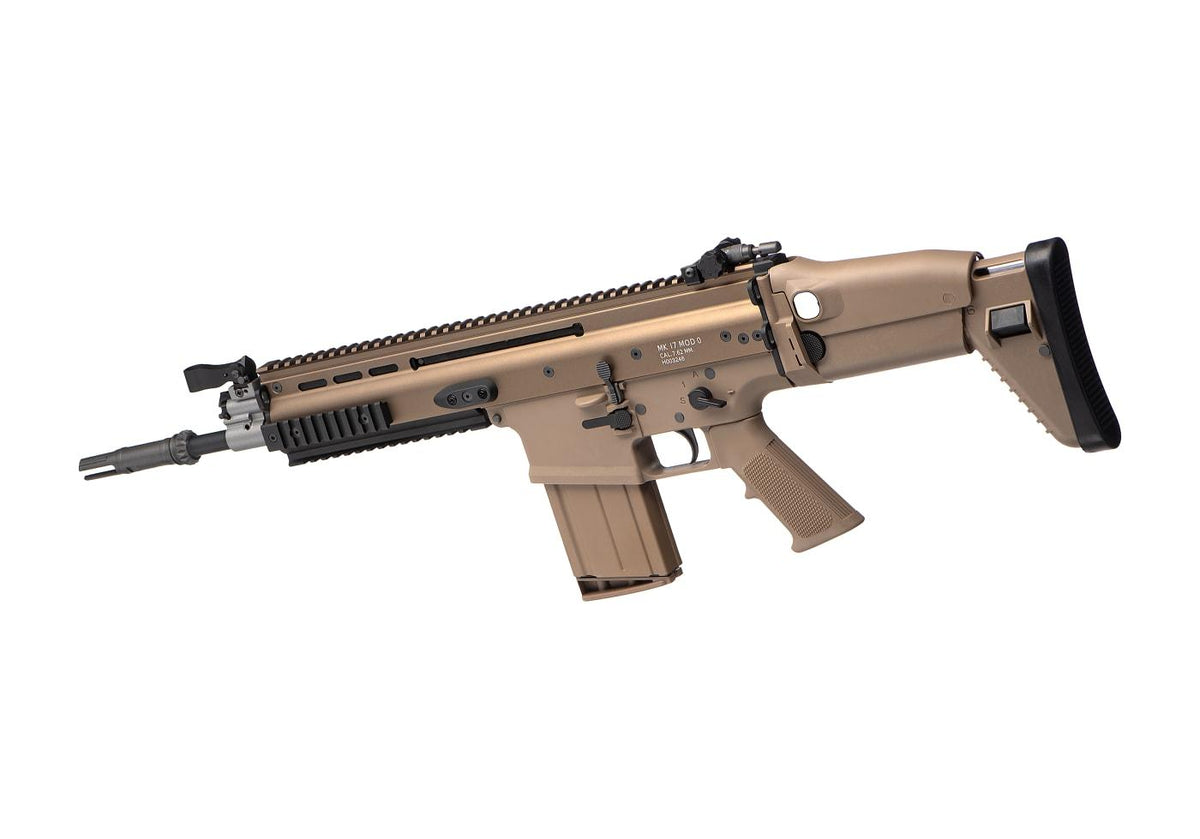 WE Mk17 Open Bolt GBR - Desert