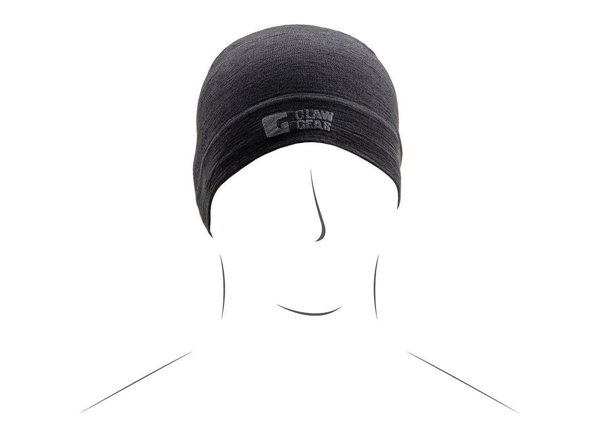 Clawgear Merino Seamless Beanie - Sort
