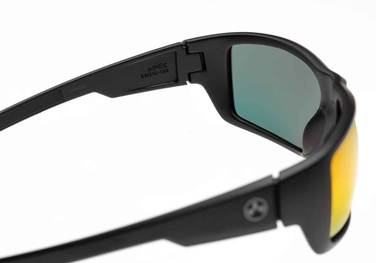 Magpul Apex - Polariseret - Sort Stel / Grå Glas / Rød Spejl