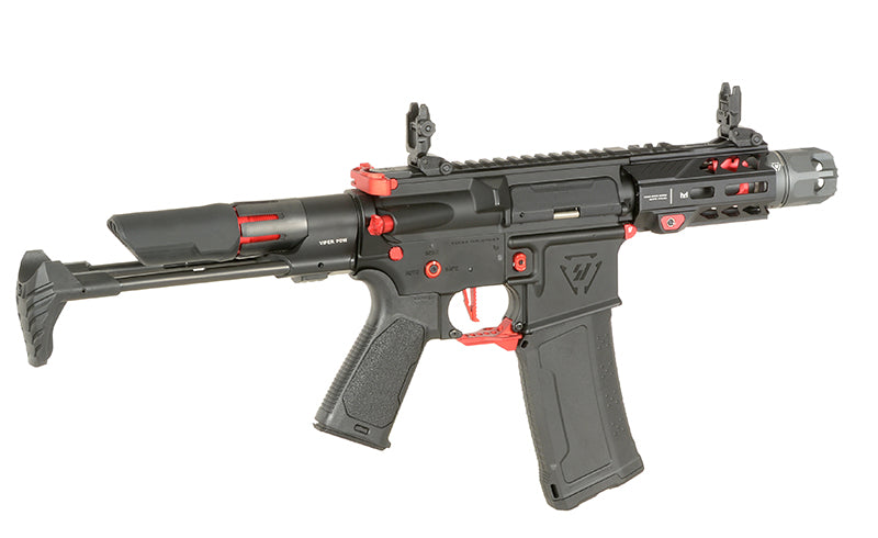 Strike industries 4" Raiders Competition PDW, GEN-2 - Rød