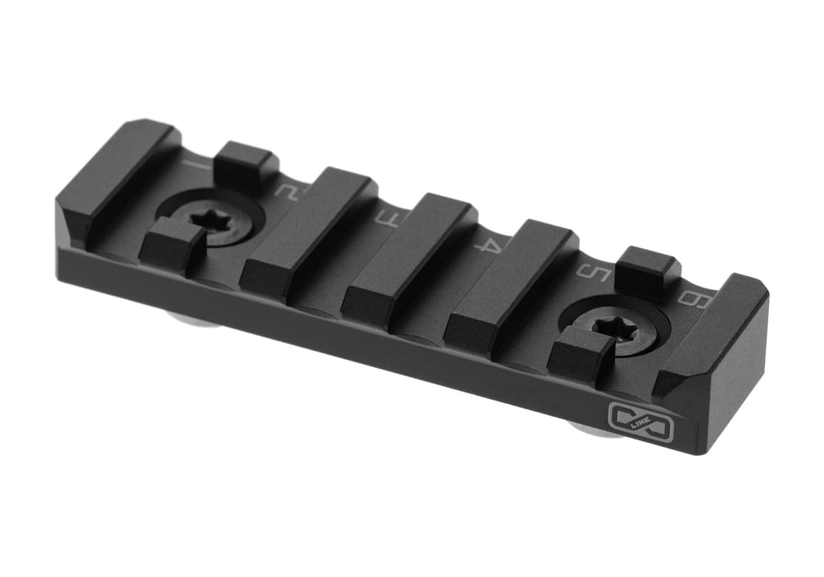 Strike Industries LINK KeyMod & M-LOK 6 Slots Skinne - Sort
