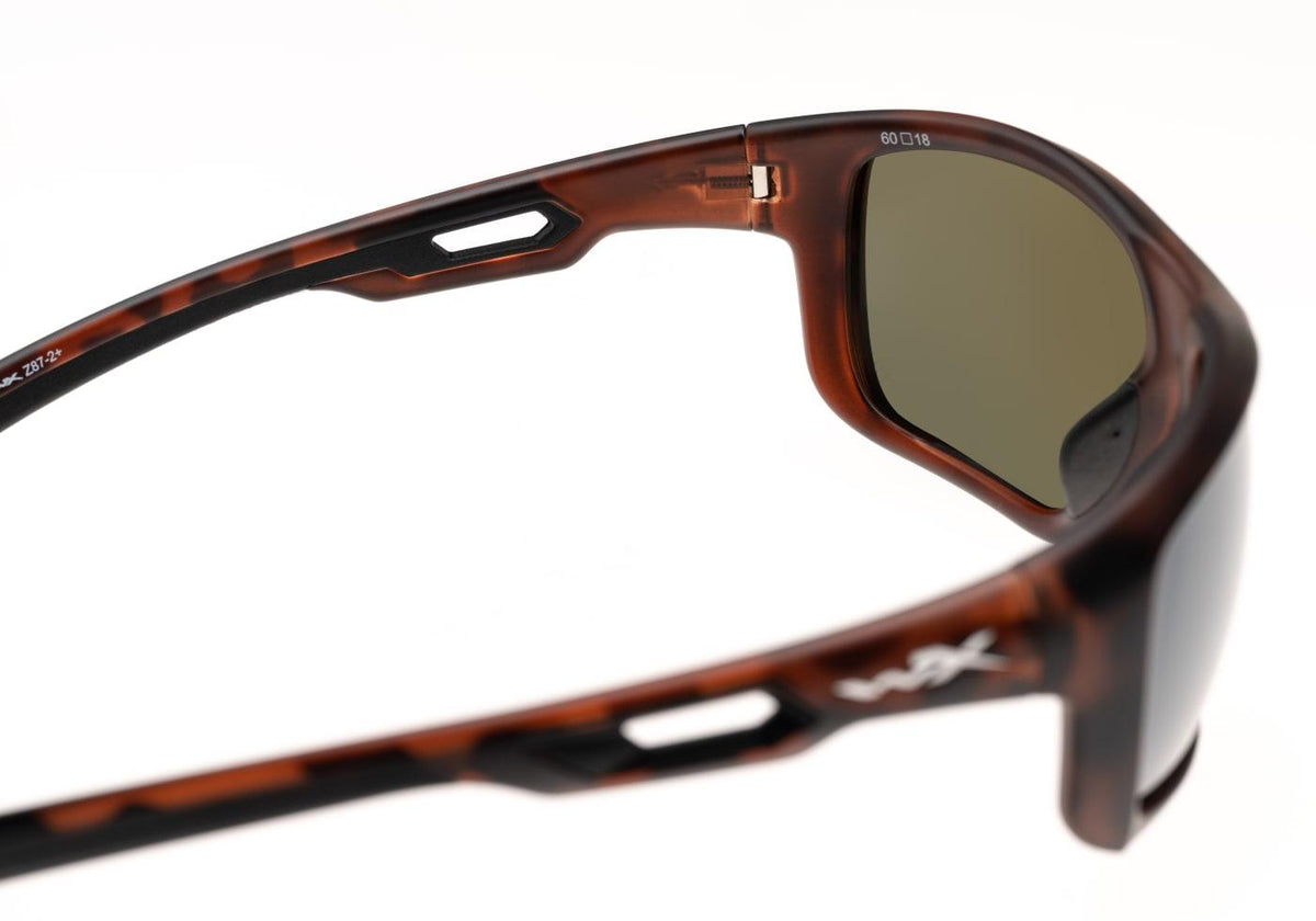 Wiley X WX Aspect Polariseret Platinum Flash - Brun