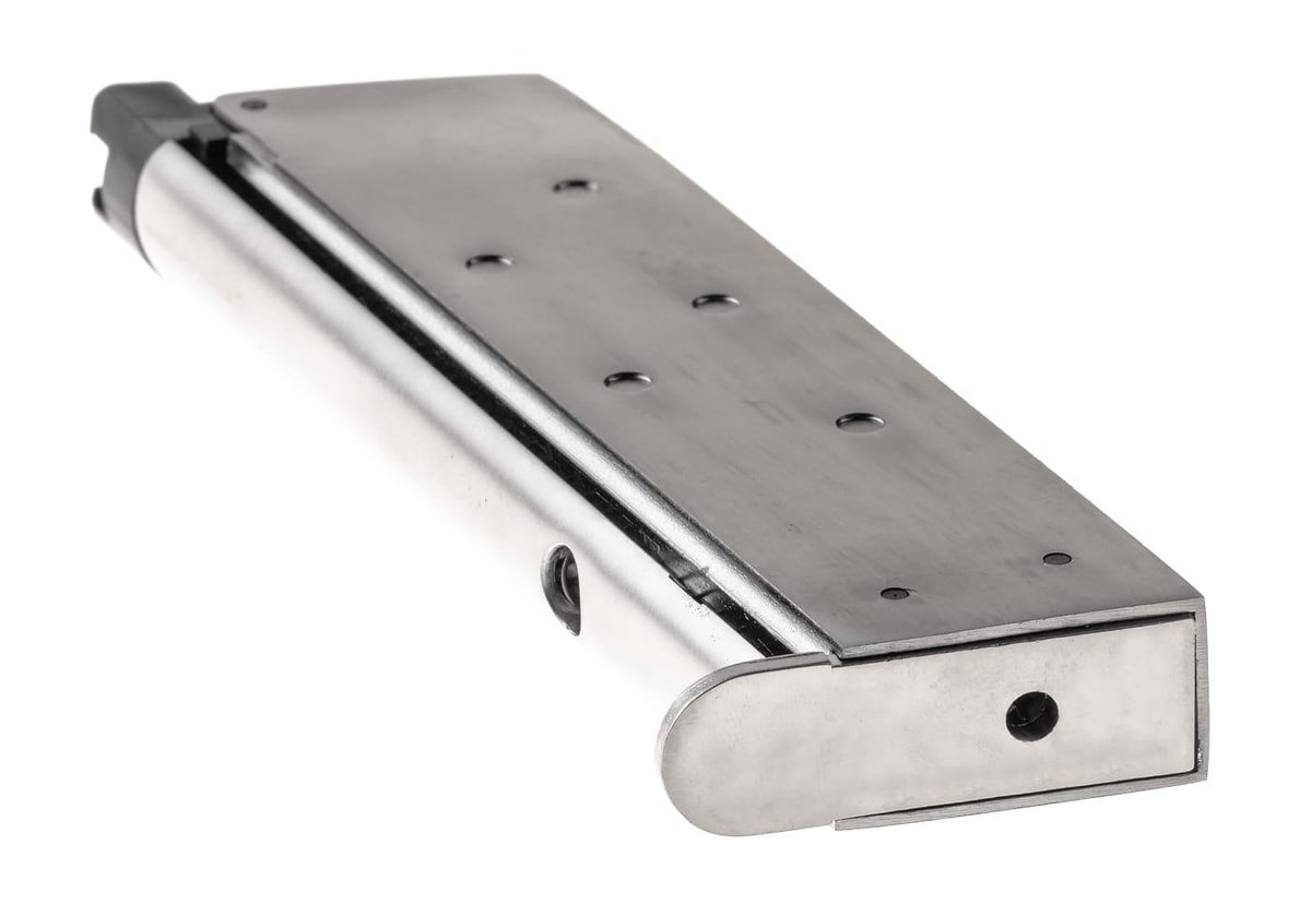 AW Custom Magazin 1911 Enkelt Stack GBB 15rds - Sølv