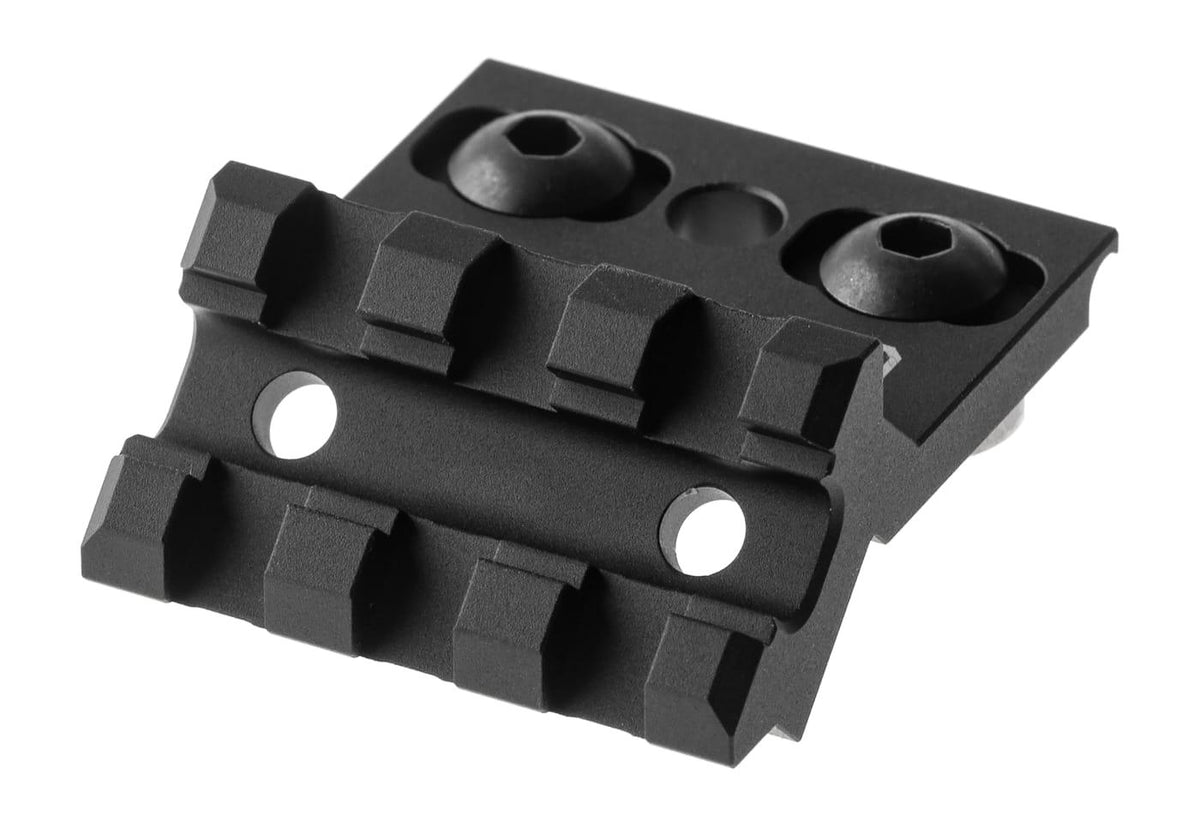 Clawgear M-Lok Skinne 45° 3 Slot - Sort