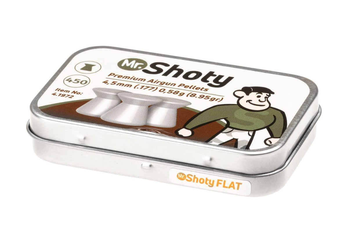 Umarex Mr. Shoty fladhoved-hagl 4,5 mm – 0,58 g, 450 stk.
