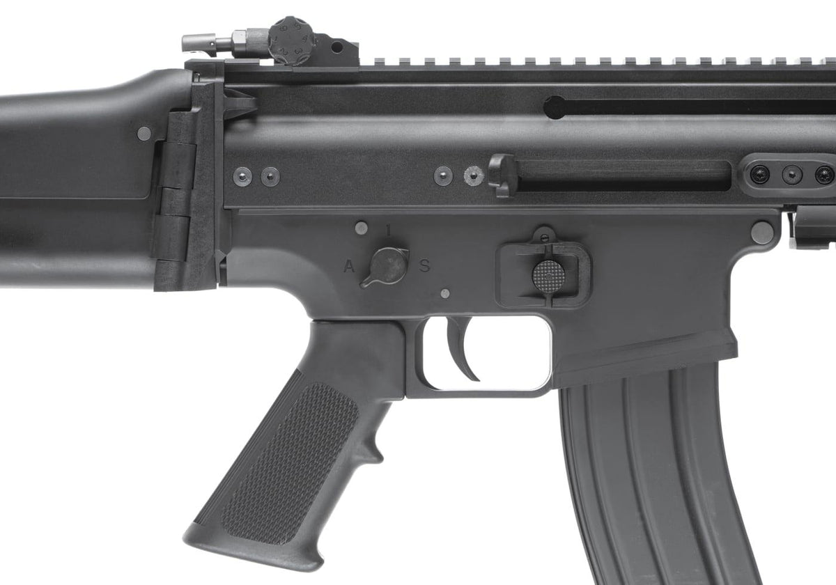 WE MK16 Open Bolt GBR - Sort