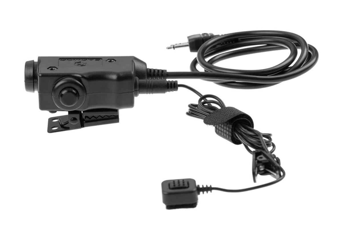 Earmor M52 Taktisk PTT Midland - Sort