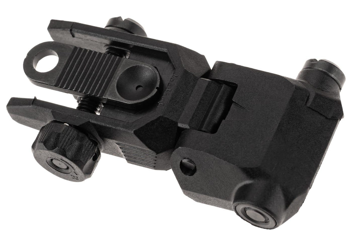 Pirate Arms Polymer Foldable Rear Sigte - Sort