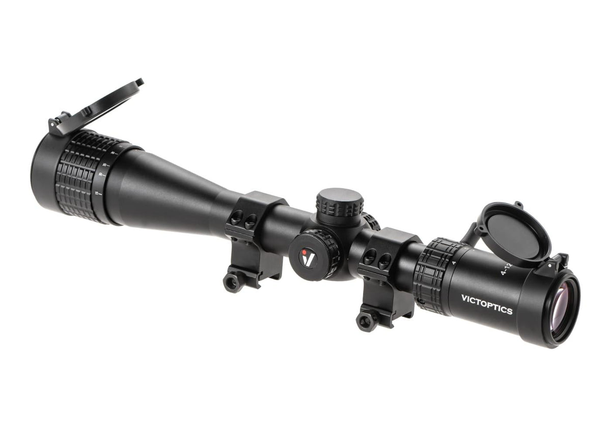 VictOptics SOI 4-12x40AO Kikkertsigte - Sort