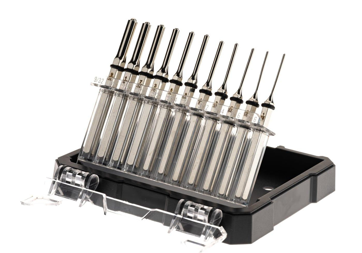 Real Avid Accu-Punch 11-Piece Roll Pin Punch Set