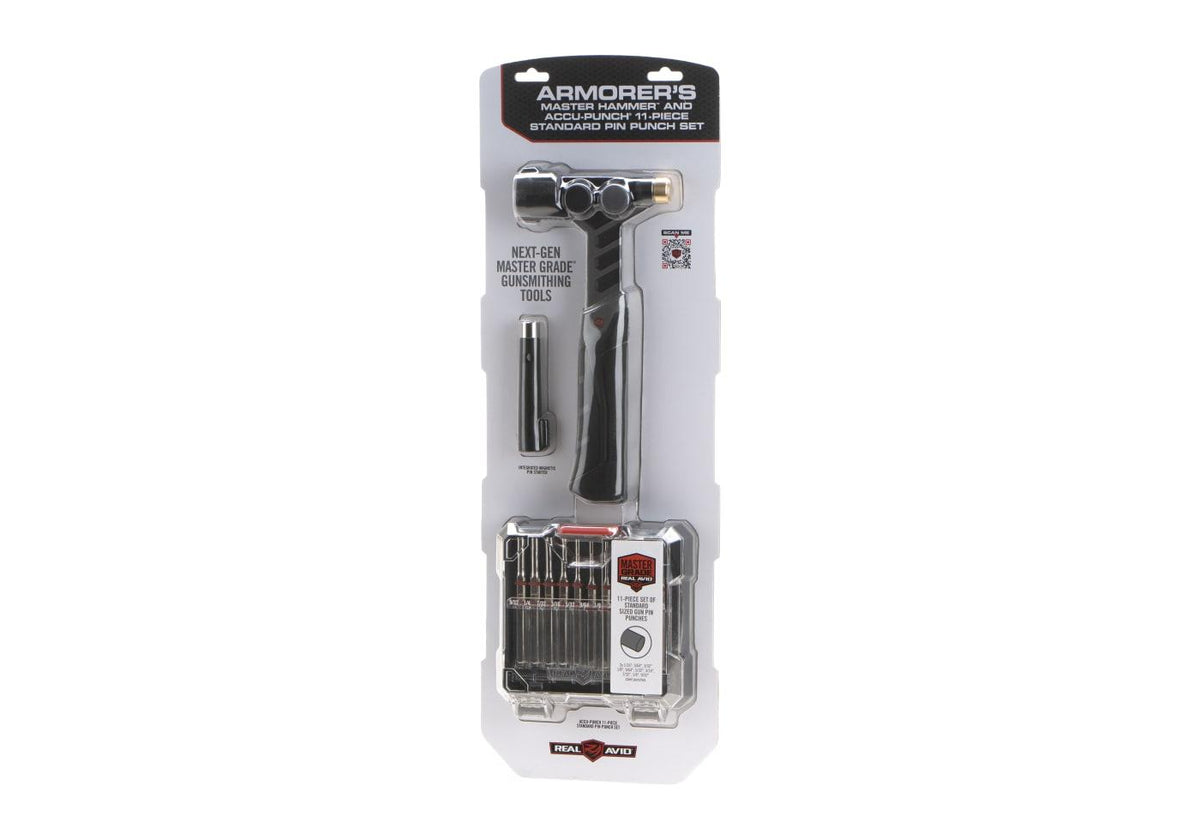 Real Avid Armorer’s Master Hammer og Accu-Punch Standard Pin Punch Set
