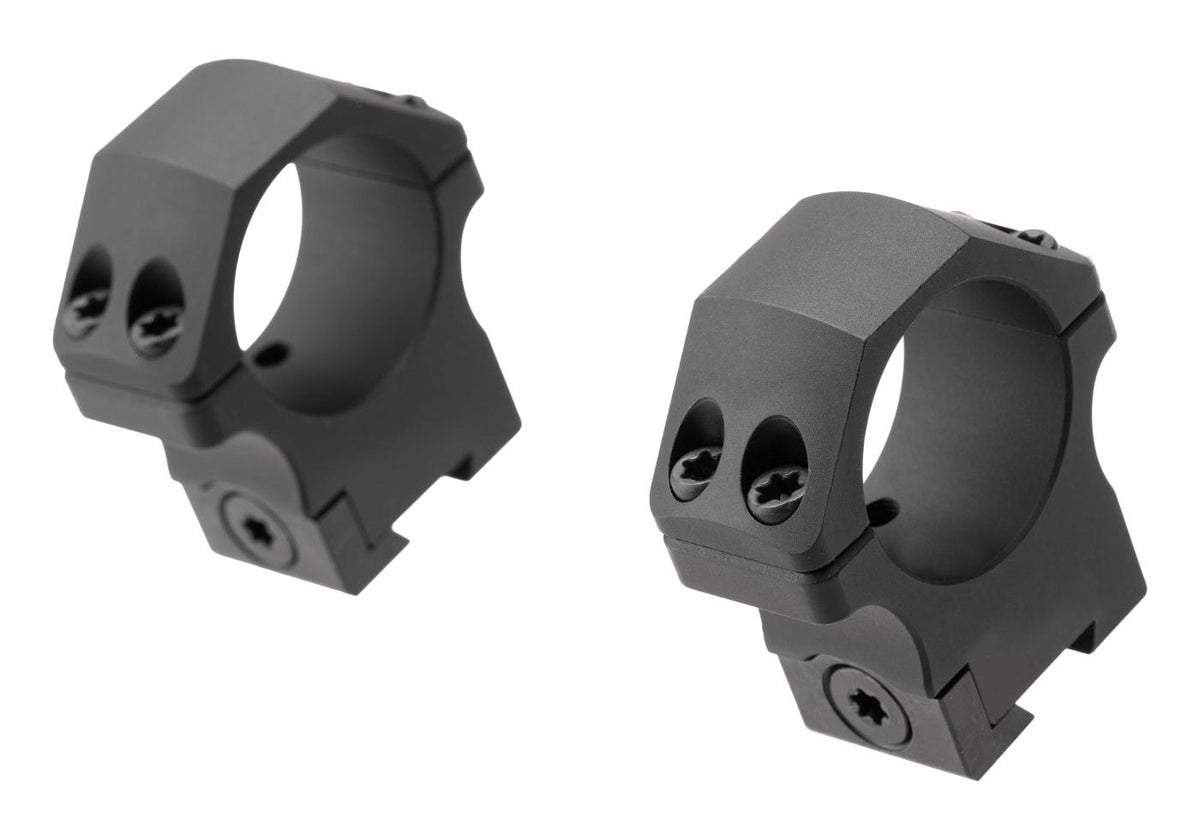 Leapers P.O.I. Mellem Profil 30 mm Dovetail Ringe - Sort