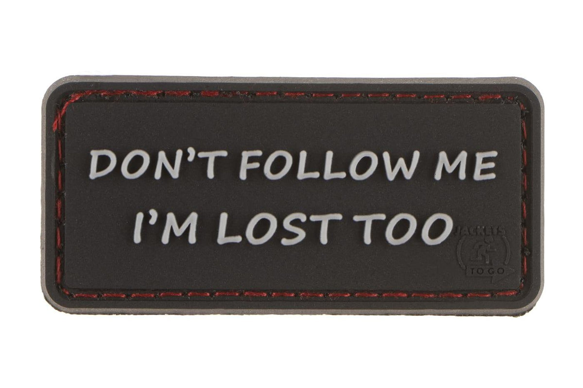 JTG I'm Lost Too gummipatch - Sort