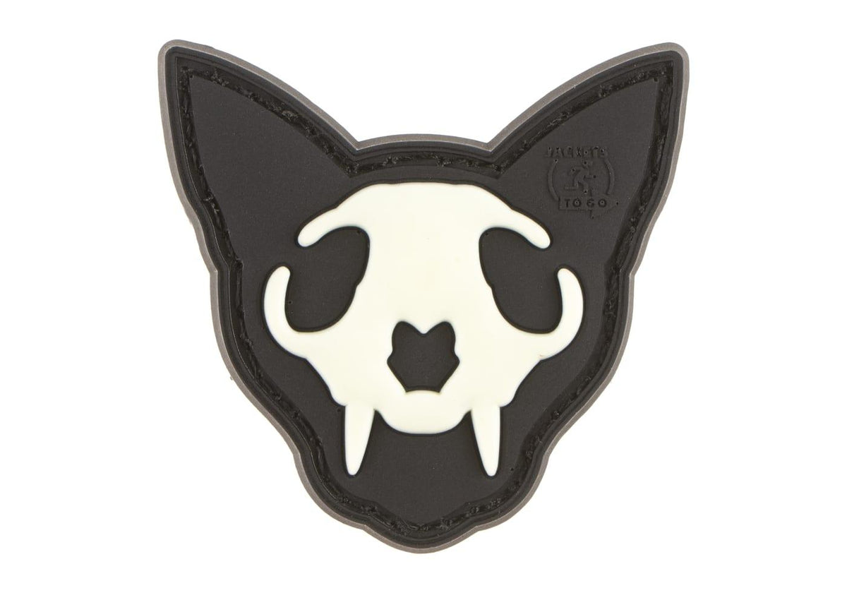 JTG Micro Nightmare Skull Cat gummipatch No. 2 - Glow