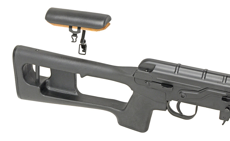 SVD Airsoft Bolt Action Sniper Riffel - ægte træ